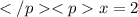</p <px=2