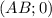 \left(AB; 0\right)