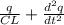 \frac{q}{CL} + 
\frac{ d^{2} q}{dt^{2}}
