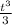 \frac{t^{3} }{3} 
