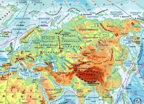 Сопоставьте климатическую карту с картой плотности населения евразии и сделайте вывод и объясните пр