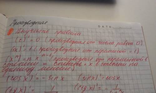 Найдите производную, используя общий метод. f(x)=x f(x)=2x-1 f(x)=2x^2 f(x)=-3x^3 + 3 f(x)= -1\2 x^2
