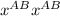 x^{AB} x^{AB}