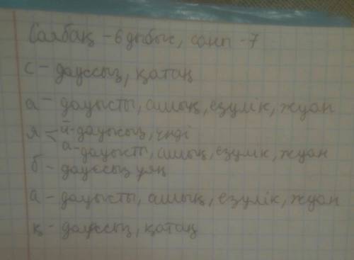 Сделать фонетический разбор слова саябақ!