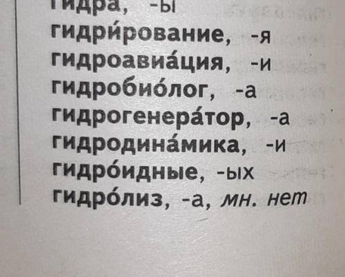 Используя орфоэпический словарь выпишите как можно больше существительных с начальными элементами те