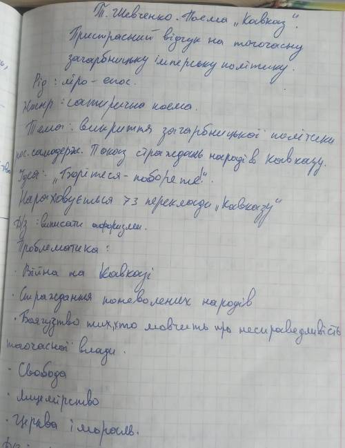 1.Чому сьогодні поема «Кавказ» Тараса Шевченка звучить актуально? Які проблеми, що є важливими і зна