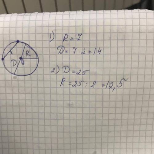 1) Назовите центр окружности. 2) Назовите радиус окружности.3) Назовите диаметр окружности.4) Радиус