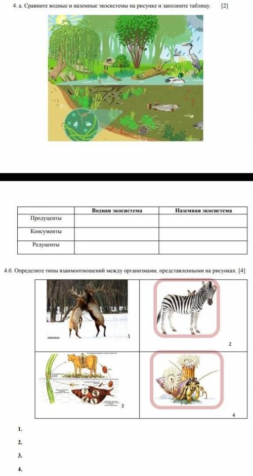 Биология, нужно сделать 2 номера.