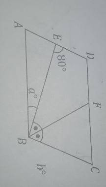 папаллелограмм AD=BF LCBF=LFBE LABE=a°=?