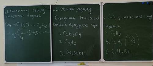Составить схему получения веществ:
