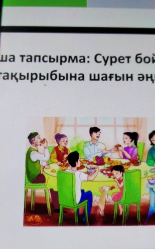выполнить задание по Казахскому Языку Составьте Диалог По Картинке