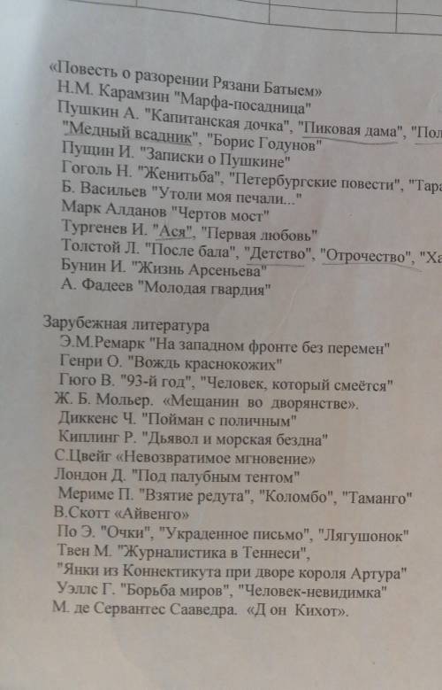 Напишите рекламу для одного любого произведения из списка