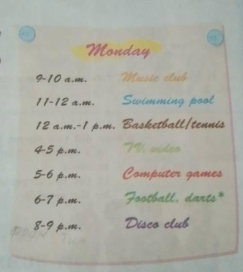 3. Robert had a lot of fun in the camp. Here are some camp activities,What did Robert and his friend
