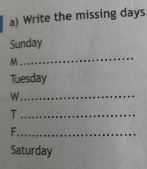 Как ето решать кто знаетb) Which is your favourite day? 
