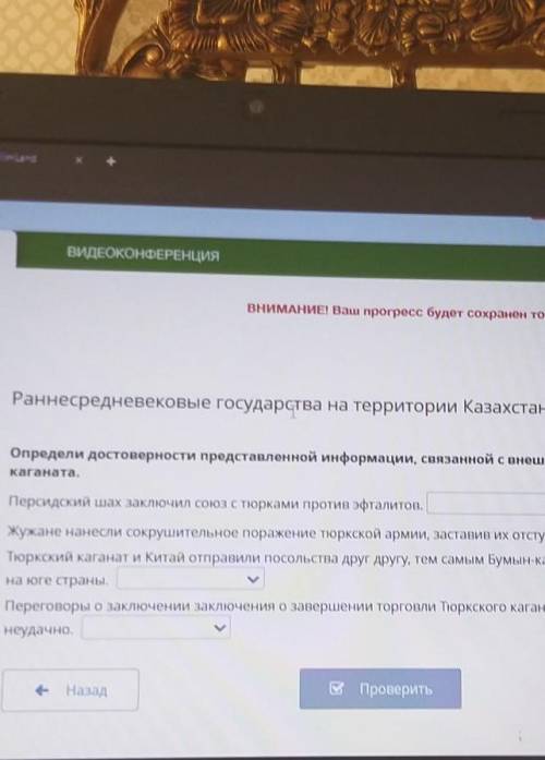 Определи достоверности представленной информации, связанной с внешней политикой Тюркского каганата.