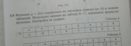 Решите номер 2.6 толькоо таблицу 4