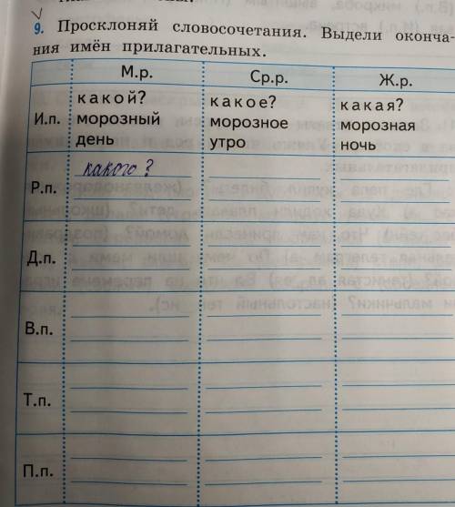 Просклонять словосочетания