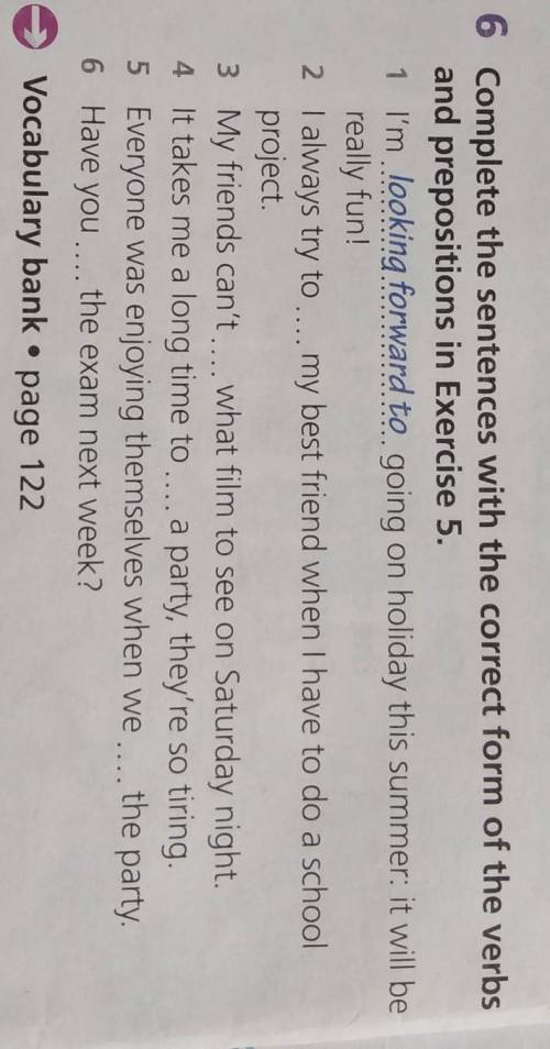 Look at the highlighted words in the article prepositions Follow them 