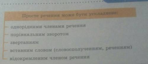 До кожно по одному реченю скласти 
