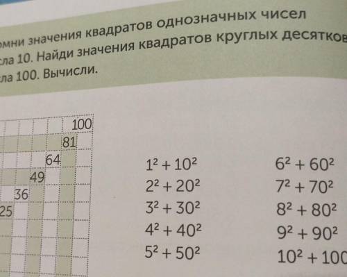 1 в квадрате плюс 10 в квадрате 2 в квадрате плюс 20 в квадрате 3 в квадрате плюс 30 в квадрате
