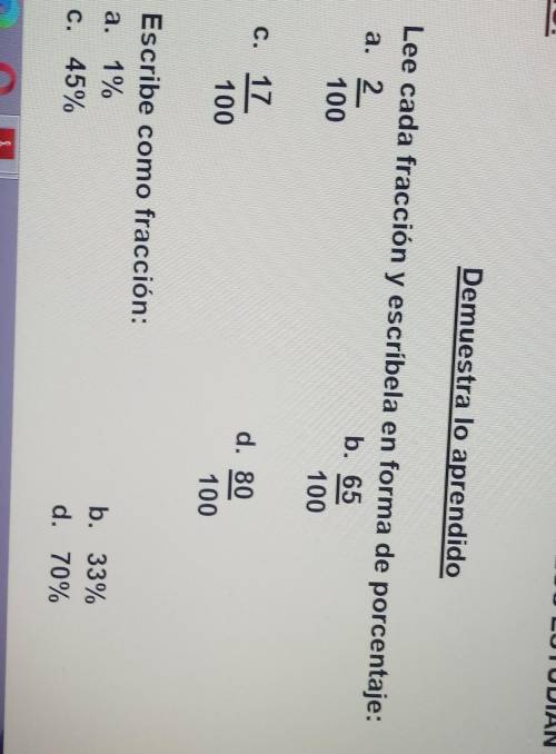 Como la escribo en forma de porcentaje