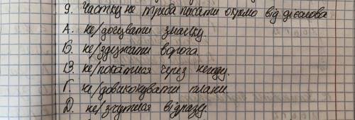 9) Частку не треба писати окремо від дієслова?