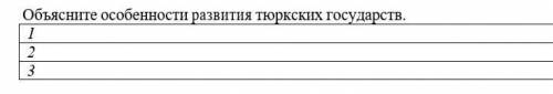Объясните особености развития тюрского государств.