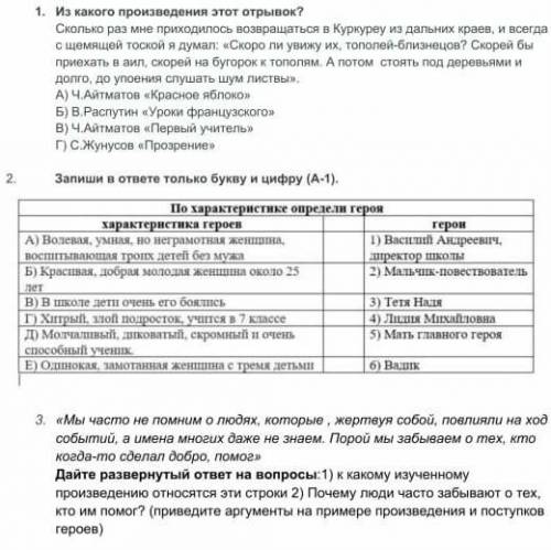 Помагите по русской литературе