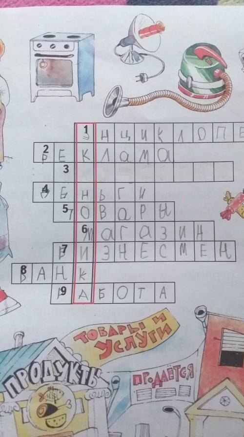 1 класс. Экономика.3 задание: Всё, что находится в пользовании вашей семьи.