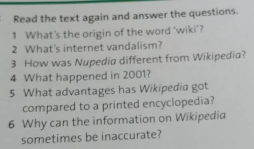3Read the text again and answer the questions.