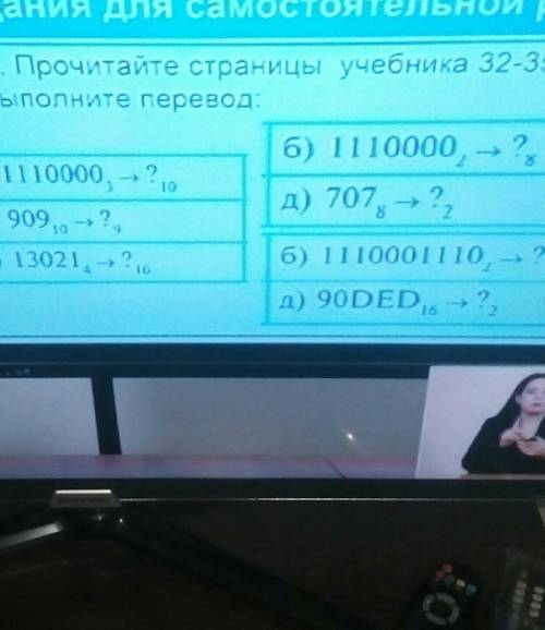 сделать задание по информатике