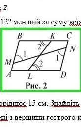 Доведіть, що ABCD паралелограм 