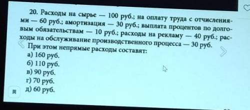 Расходы на сырьё-100 рублей