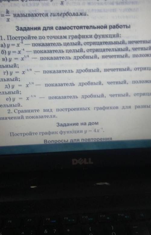 Постройте графики функций