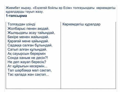 Кімде бар өтігэніш керек болып тұр