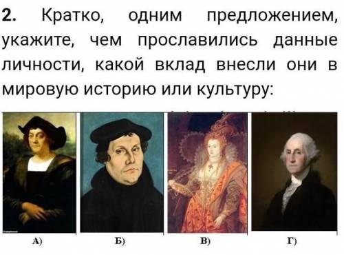 ЗАРАНЕЕ И можете ещё написать, кто изображён на картинах, а то я не всех помню) 
