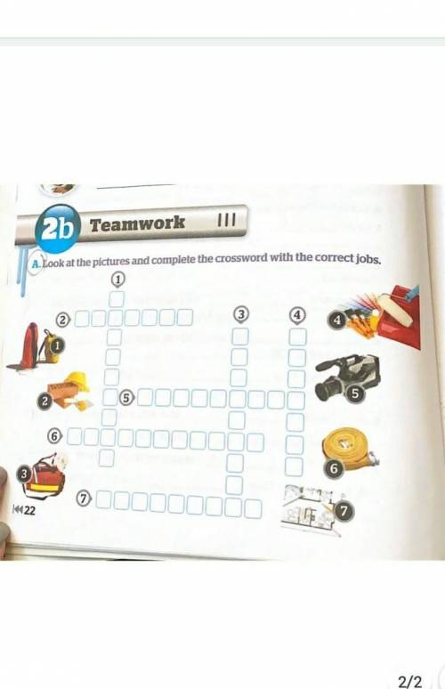 Workbook p22 crossword and exC p23 еще задание будет в комментах решите