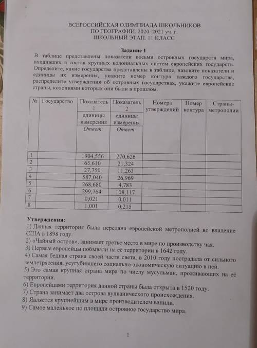 с олимпиадой по географии. Это не веся олимпиада. на странице найдете остальные.