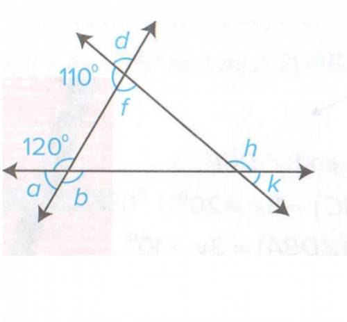 Find the values of the variables in each figure. 