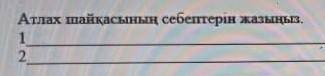 Атлах шайқасының себептерін жазыңыз 2 себеп тез