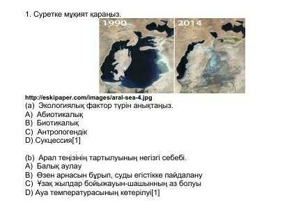 Экологиялық фактор турін анықтаңыз 
