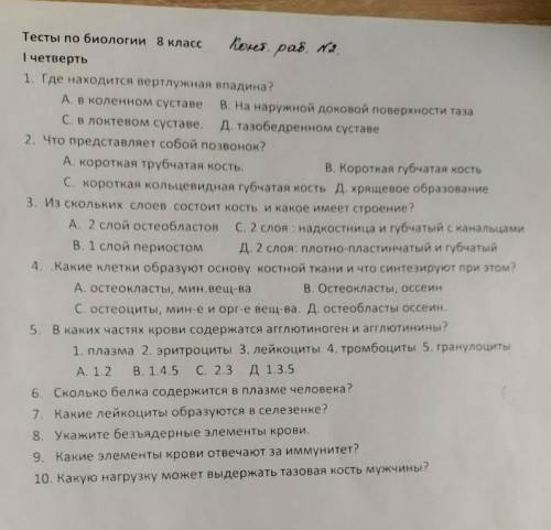 у меня контрольная работа 