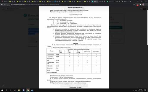 решить лабраторную работу 1. Прочитати теоретичний матеріал. 2. Виконати лабораторну роботу яка дода