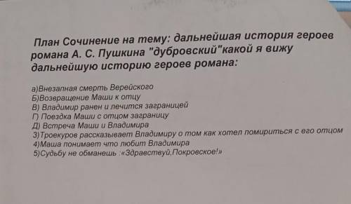напишите сочинение по плану дам 10- 