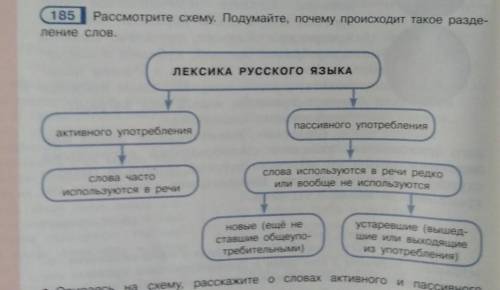 Почему происходит такое разделение в лексике? 