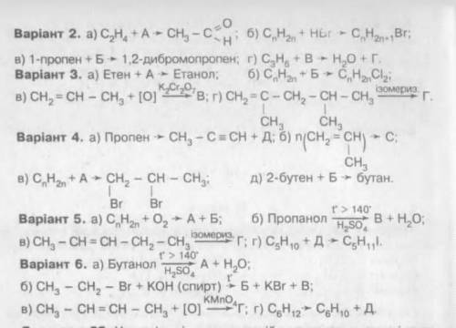 До ть будь ласочка, дуже хімія 10 класс чим по більше варіантів написати рівняння реакцій 