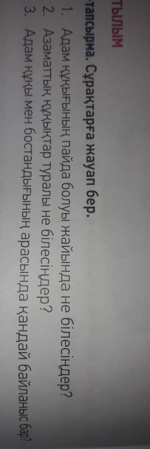 Адам құқығынын пайда болуы жайында не білесіңдер ?
