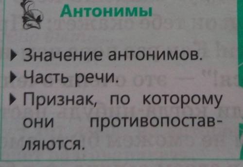 составить визитную карточку антонимов друг-враг