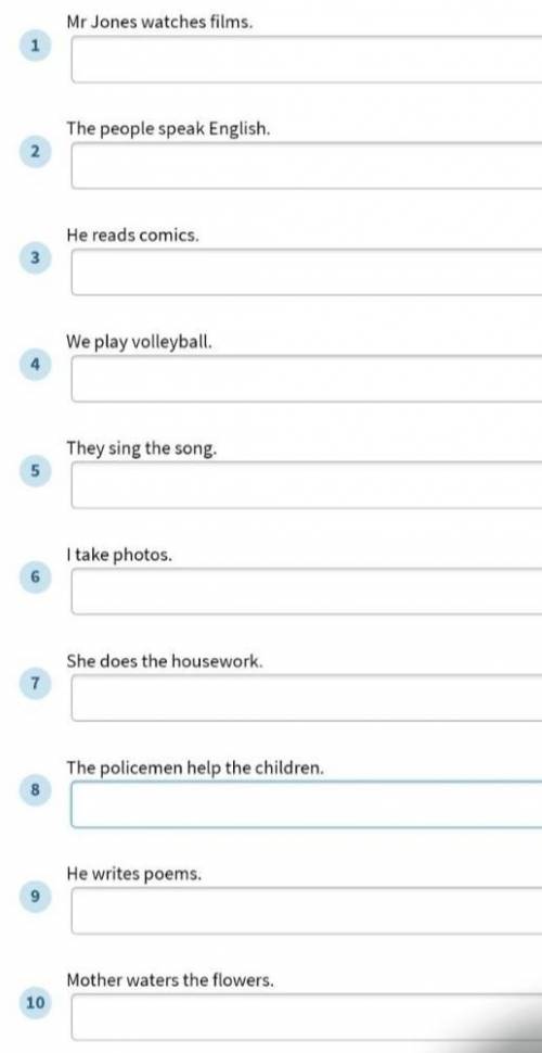 Англ Осы Сойлемдерди passive voice Ка айналдырып жазу