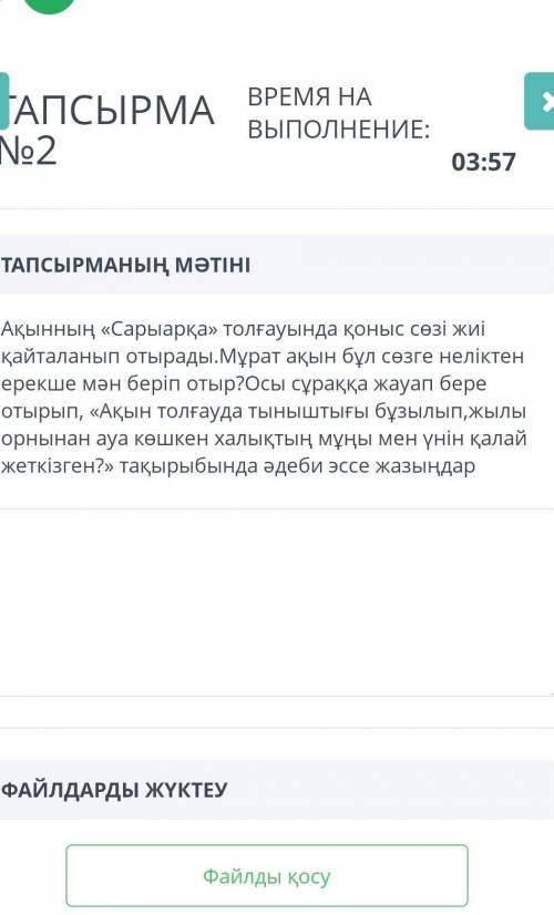 Адеби эссе жазу керек комектесындершы
